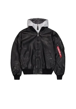 MA-1 D-Tec Kunstleder Bomberjacke