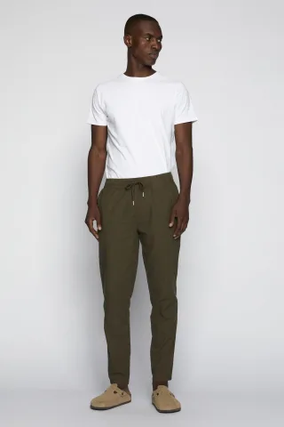 Casual Hose MAbarton Gerade Passform olive