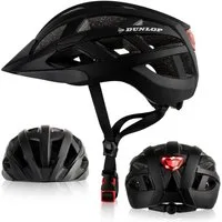 Dunlop Fahrradhelm Fahrradhelm mit Licht 3 Größen 3 Farben