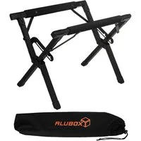ALUBOX Standfuß Ständer für Campingbox Kühlboxständer inkl. Tasche, 3-fach verstellbar