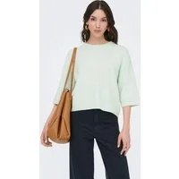JDY Strickpullover JDYCHLOE LIFE 3/4 ON PULLOVER KNT NOOS Materialmix, knit fit