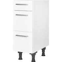 nobilia® Unterschrank "Touch", vormontiert, mit höhenverstellbaren Sockelfüßen, in den Breiten 30, 45, 60 und 90 cm, mit Schubkasten und Auszügen