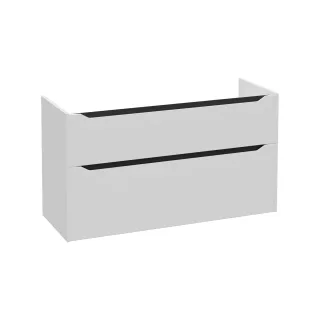 VitrA New Integra Square Waschtischunterschrank mit 2 Vollauszügen 117 x 45 x 65 cm Matt,80270 80270