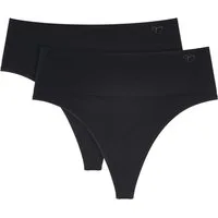 Triumph String Soft Sculpt (2er Pack) mit hohem Beinausschnitt, formend, medium Shape-Effekt, flache Nähte
