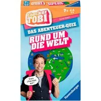 Ravensburger Spiel Checker Tobi: Rund um die Welt, Gesellschaftsspiel, Made in Europe