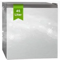 BOMANN Kühlschrank KB 7245, 50 cm hoch, 44.5 cm breit, Mini Kühlschrank 45L m. Gefrierfach leise Kühlbox