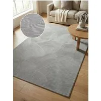 Calvin Klein home Teppich Essential, Designerteppich, Wellendesign, rechteckig, Höhe: 7 mm, modern, elegantes Muster, Wohnzimmer, Schlafzimmer, Esszimmer
