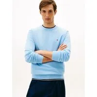 Tommy Hilfiger Rundhalspullover ESSENTIAL COTTON Crewneck Regular Fit Premium Mode