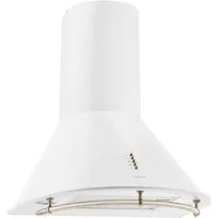 Klarstein Deckenhaube Lumio Neo Lumio Neo, Retro-Dunstabzugshaube 60cm 610m³/h A Edelstahl weiß