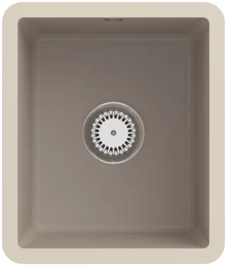 Villeroy & Boch Unterbauspüle Subway 45 SU 375x440mm Ablgarn. aus Keramik Almond cplus, 332401AM 332401AM