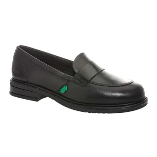 Kickers - "Lach" Halbschuhe für Damen, Leder (Schwarz)