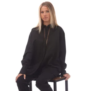 Hugo - Bluse für Damen, Leinen-Mischung (Schwarz)