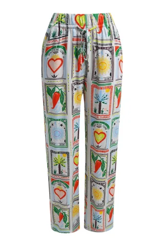Smith&Soul - Printed Pants chili print - Gr. - L