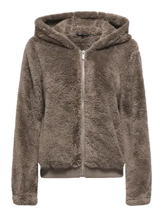 ONLY - ONLNEWANNA CONTACT SHERPA JKT OTW NOOS Walnut - Gr. - L