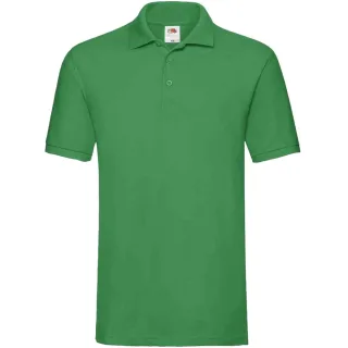 Fruit of the Loom Herren Premium Baumwolle Pique Polo Shirt (Irisches Grün)
