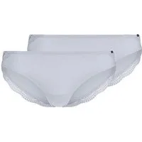 Skiny Rioslip Classicotton (2er Pack) bequem, dezent, feminin, basic, mit schmalem Bund, Baumwollmix