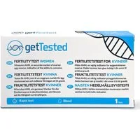 GetTested International AB Fertilitätsset Fruchtbarkeitstest Frau – AMH-Blutschnelltest, 1 Messparameter, Testkit, 1-tlg., Fruchtbarkeitstest Frau – AMH-Blutschnelltest, Heimtest, Selbsttest