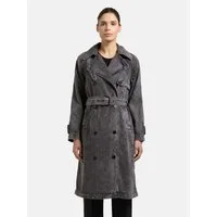 khujo Trenchcoat Enza Damen Übergangsmantel in Jeans-Optik