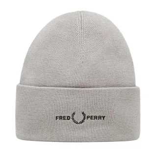 Fred Perry - Mütze für Herren/Damen Unisex, Logo (Betongrau)