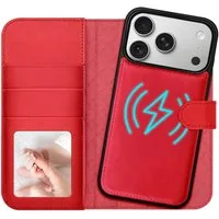 CoolGadget Handyhülle Magnet Book Case für Apple iPhone 17 Pro Max Hülle + Klapphülle 6,9 Zoll, 2in1 abnehmbare magnetische RFID Schutzhülle Kartenfach Fotofenster