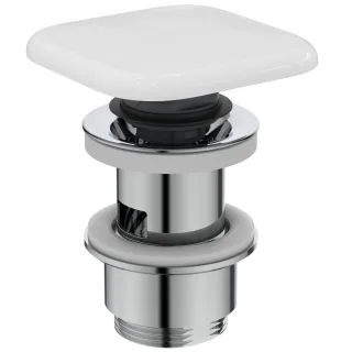Ideal Standard Push open Ventil quadratisch 120x85x85mm, Weiß, T362901 T362901