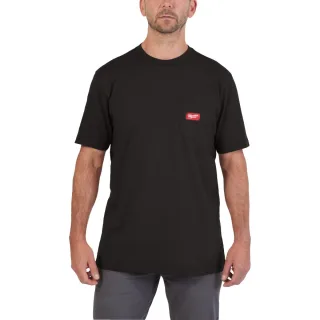 Milwaukee Arbeits-T-Shirt mit UV-Schutz Schwarz XL - 4932493006