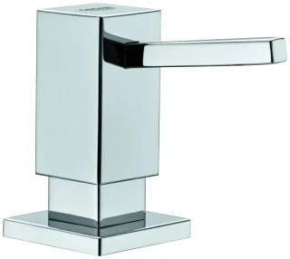 GROHE Spülmittelspender Cube 40649 für Flüssigseifen 500ml chrom, 40649000 40649000