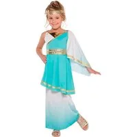 Amscan Kostüm amscan Prinzessin Blue Venus Götting Kostüm für Kinder 8-10 Jahre