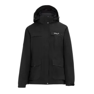 Gelert - Jacke, wasserfest für Damen, 3 in 1, winddicht (Schwarz)
