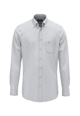 FYNCH-HATTON - Washed Oxford Stripe, B.D., 1/1 - Gr. - M