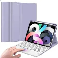 Fintie Tablet-Hülle für iPad Air 11'' M4/M3/M2(2026/2025/2024), iPad Air 5/4 Gen 2022/2020 10.9 Zoll, mit Stifthalter, Magnetische Abnehmbare Deutsche Tastatur mit Touchpad