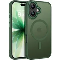 CoolGadget Handyhülle Magnet Hülle für iPhone 17 Schutzhülle mit Metall Kamerarahmen 6,3 Zoll, magnetisches Schutzcase Matt Stoßfest kompatibel mit Magsafe Zubehör