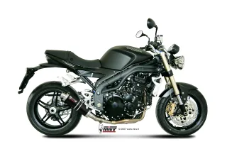 Sport Auspuff MIVV GP Steel Black Triumph Speed Triple 1050 Bj. 2007-2010 Typ: 515NJ mit ABE