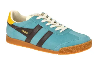 Gola CLB538EF ELAN Damen Sneaker Halbschuh blau ocean/mocha/sun bequem mit Fr...