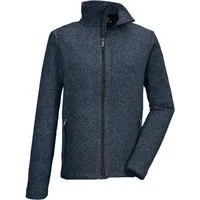G.I.G.A. DX by killtec Fleecejacke GS 4 MN KNTFLC JCKT Strickfleecejacke, Melange-Optik, Zipper-Taschen, Kinnschutz
