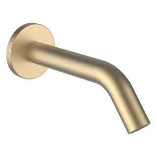 LAUFEN Wanneneinlauf Kartell LAUFEN Festauslauf Ausladung 175mm PVD Blassgold matt H3713300830601