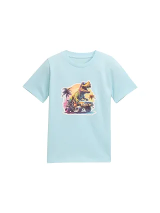 tom tailor kids - T-Shirt mit Print icy blue - Gr. - 98