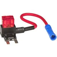 tomzz Audio Kfz-Sicherungshalter Sicherungshalter Stromdieb Mini ATM Stecksicherung mit 2 Sicherungen 1