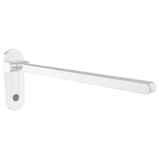 Villeroy und Boch Vicare Desing Klappgriff 92174161 65 cm mit Easy-Click-Aushängemechanismus, Edelstahl verchromt