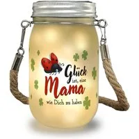 speecheese Dekolicht Glück ist eine Mama wie Dich zu haben Solarlicht mit Spruch