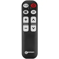 Geemarc Geemarc TV-5 Universal Fernbedienung Schwarz Fernbedienung
