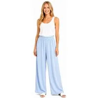 Worldclassca Stoffhose Worldclassca Crinkle-Hose Stoffhose Strandhose Weite Sommerhose Leicht Neue Kollektion - Stilvolle und gemütliche Sommer Mode für Damen