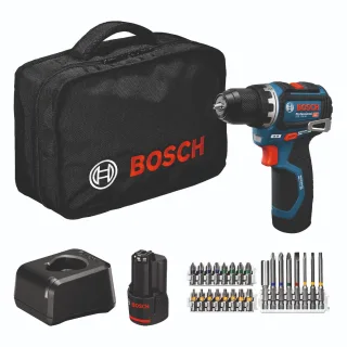 Bosch Akku-Bohrschrauber GSR 12V-32, 2x Akku GBA 12V 2.0Ah, Werkzeugtasche - 06019N7006