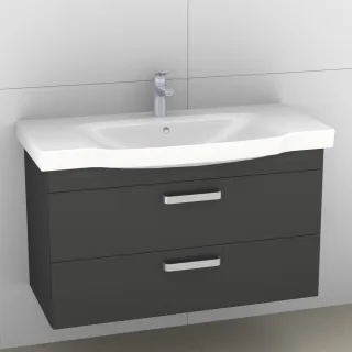 Artiqua 414 Waschtischunterschrank für Sentique 5142A0 Anthrazit Hochglanz, 414-WU2L-V05-7015-51 414-WU2L-V05-7015-51