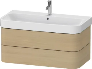 Duravit Happy D.2 Plus Waschtischunterbau wandhängend Mediterrane Eiche Matt 975x490x415 mm - HP4388 HP4388071710000