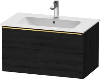 Duravit D-Neo Waschtischunterbau wandhängend Eiche Schwarz Matt 810x462x440 mm - DE4262034160000 DE4262034160000