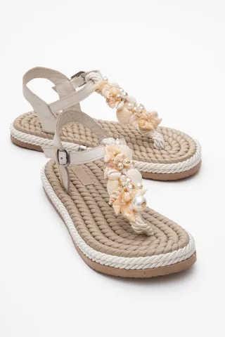 Lely Leder Thong Sandale