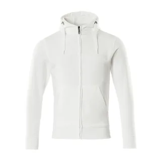 MASCOT Herren Gimont Kapuzensweatshirt mit Reißverschluss CROSSOVER Weiß S - 51590-970-06-S