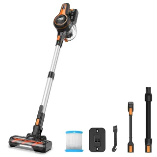 [EU Direct]INSE S680 Cordless Vacuum Cleaner Stick Vacuum with 20Kpa 250W Suction, Max 50 Min Runtime Rechargeable Vacuu