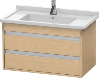 Duravit Ketho Waschtischunterbau wandhängend Natur Eiche Matt 800x455x480 mm - KT664403030 KT664403030
